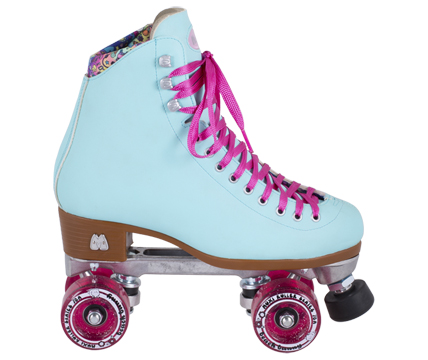 Moxi beach bunny roller skates at Bigfoot Bike and Skate, Milwaukee, WI.